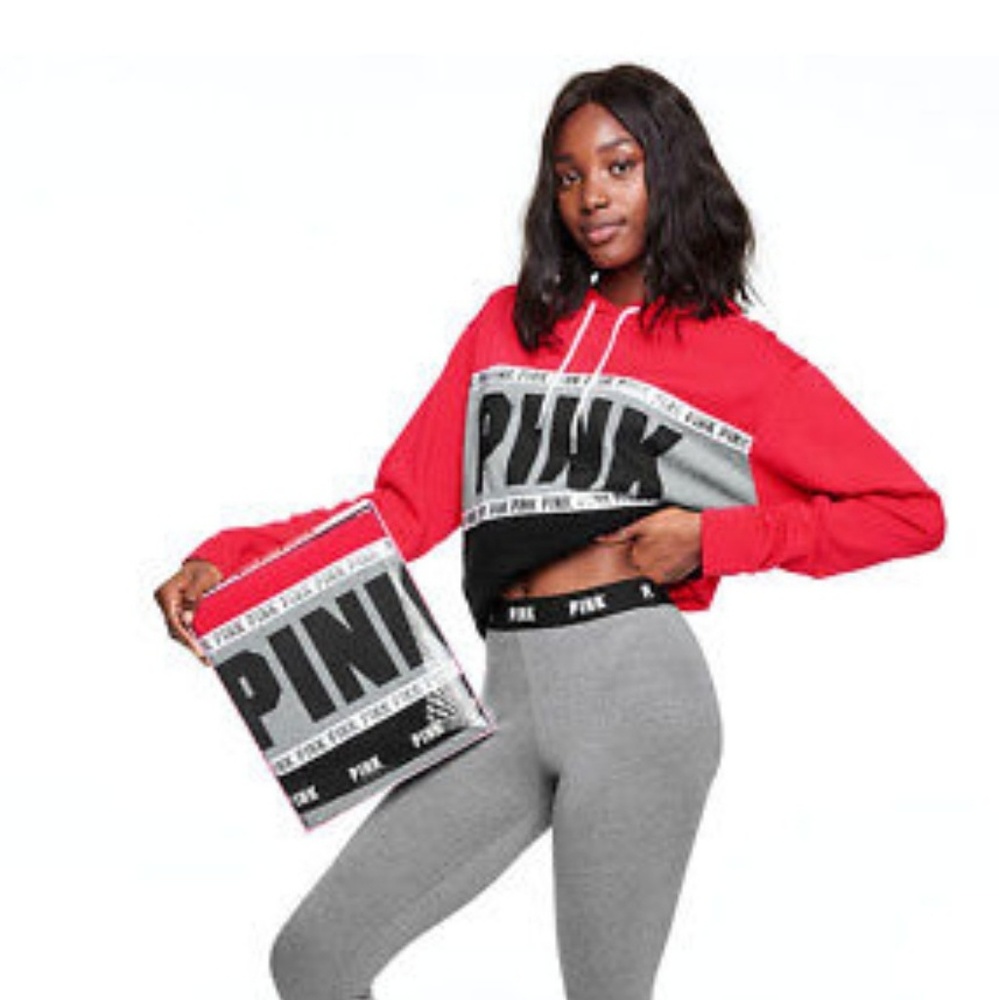PINK Campus hooded leggins pullover set